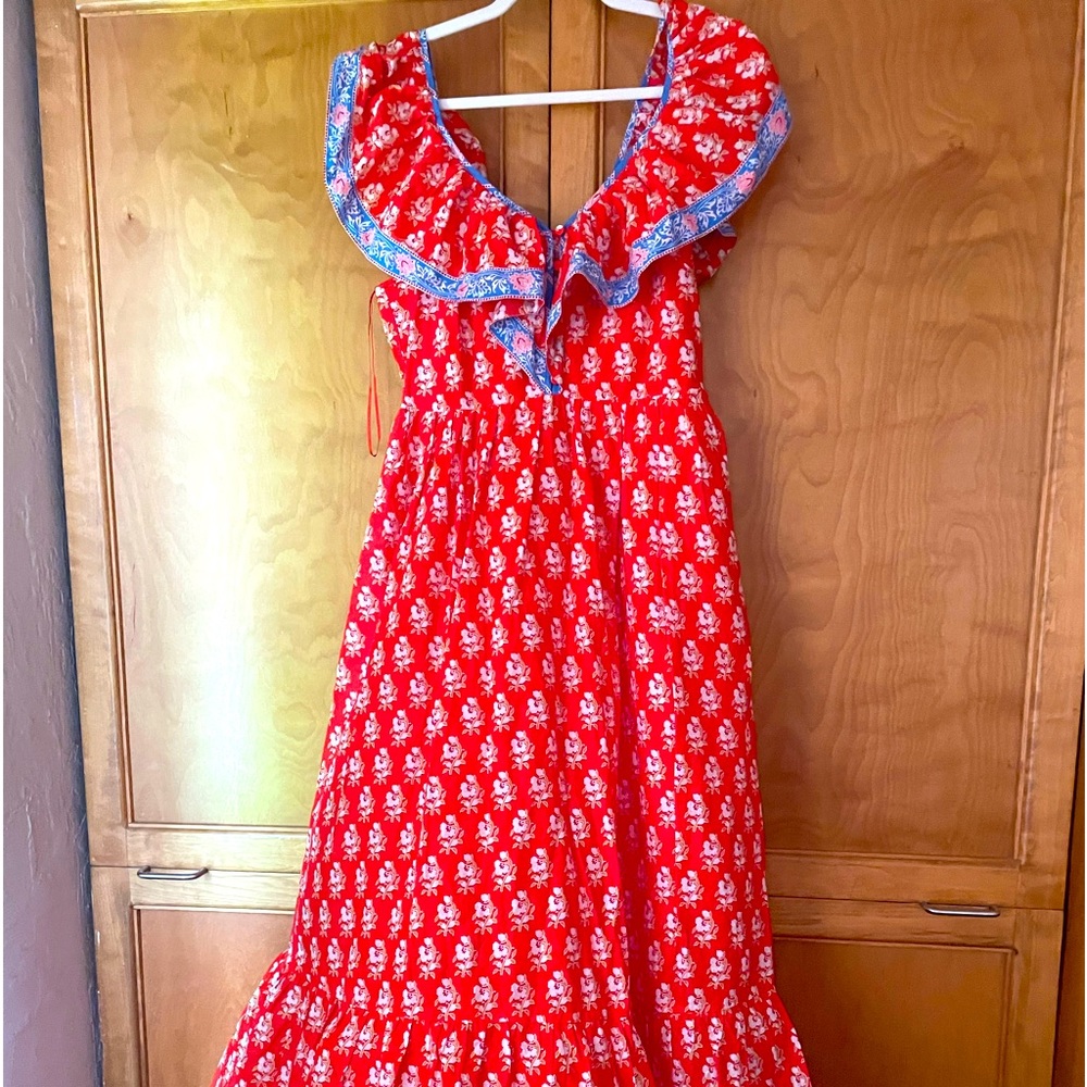 NWT-J.Crew Maxi dress-100% cotton- size 10